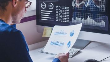 AI fintech and audit concept